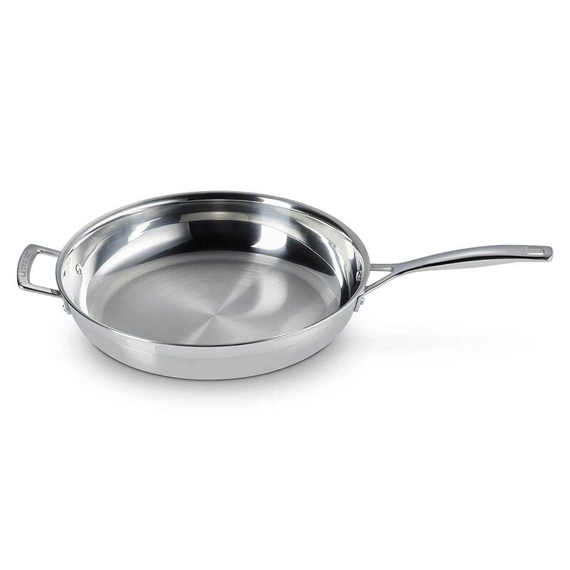 Le Creuset Toughened Non-Stick Frying Pan with Silicone and Helper Handle image number 0